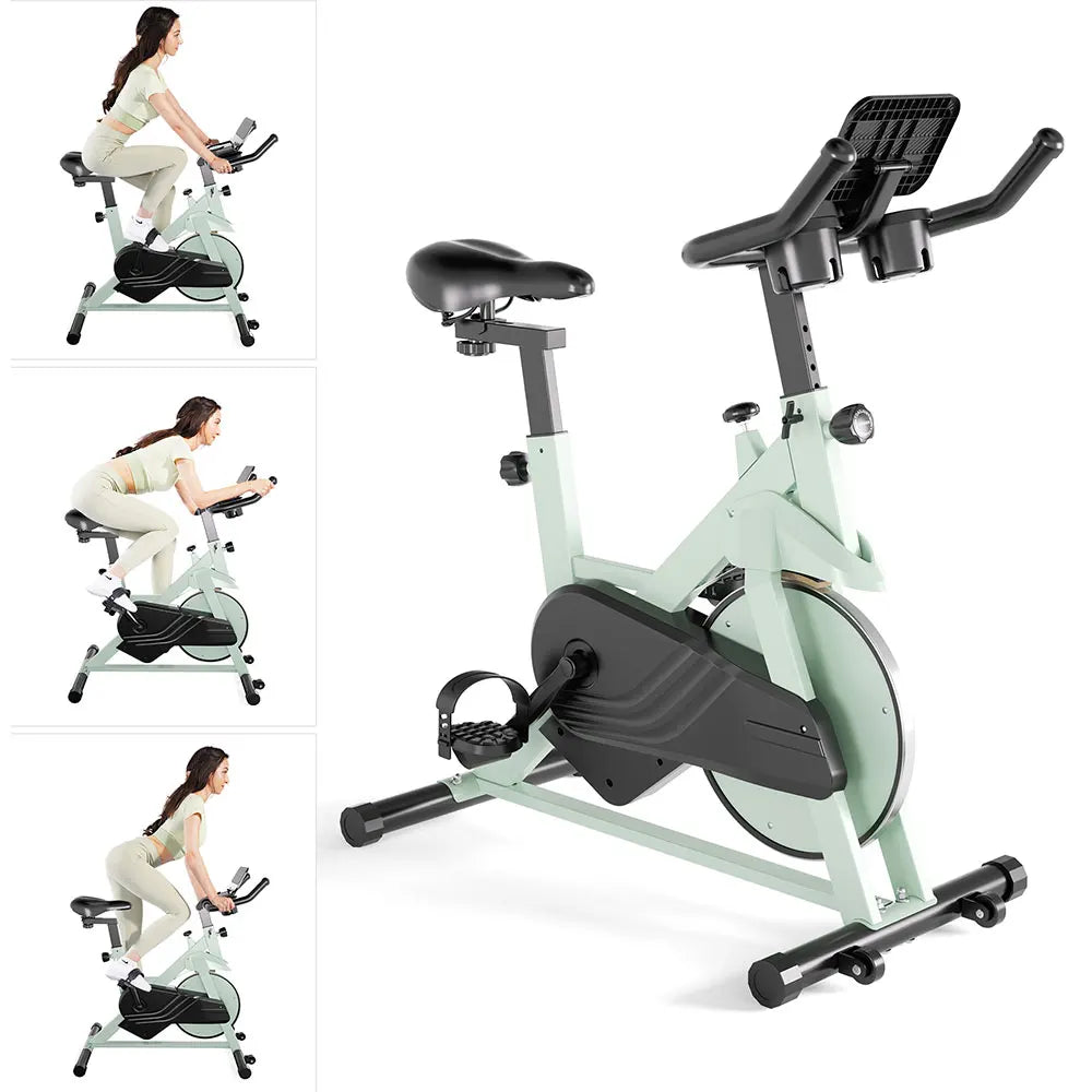 Magnetic Resistance Exercise Bike With 32 Levels Indoor Workout by Home for Health and Beauty