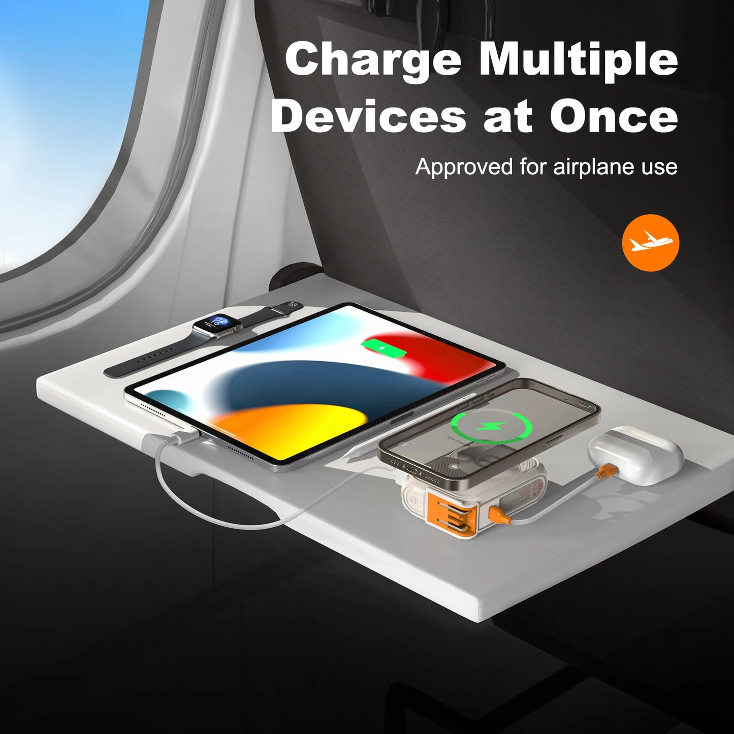 6-in-1 Magnetic Wireless Power Bank 10000mAh 22.5W