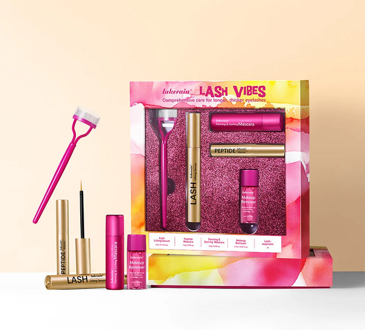Lash & Brow Set Eyebrow Eyelash Growth Serum Peptide Mascara Eyelash Eyebrow Longer Fuller Thicker Curling Lash Eye Care Makeup by Home for Health and Beauty