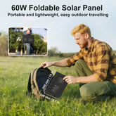 Portable Solar Charger 18V 60W / 45W Foldable Solar Panel for Solar Generators Outdoor Camping Travel Powerbank Phone by Home for Health and Beauty