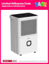 Dehumidifier With Drain Hose Auto Or Manual Drainage by Home for Health and Beauty