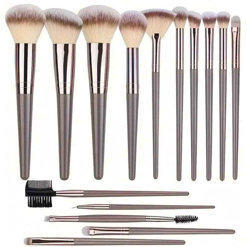 Brush Professional Makeup Brush Set With Goat Hair Synthetic Tools