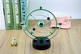 Galaxy Universe Celestial Swinger Magnetic Rotating Earth Perpetual Motion Device Electric Chaos Pendulum Science Decor living room decoration desk decoration adornos para casa desk decoration home accessories by Home for Health and Beauty