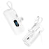 Mini Portable Battery Pack Charger 5000mAh Power Bank,Built-in iOS Interface & USB-C Cable Cell Phone Portable Power,LED Display by Home for Health and Beauty
