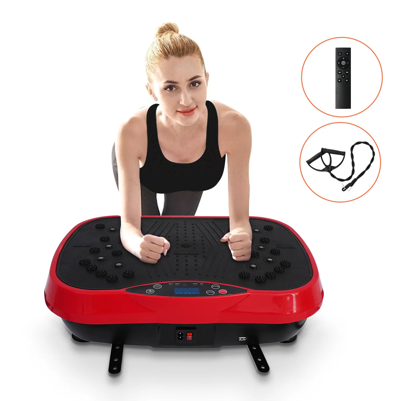 H Vibration Plate Exercise Machine for Whole Body Fat Burning