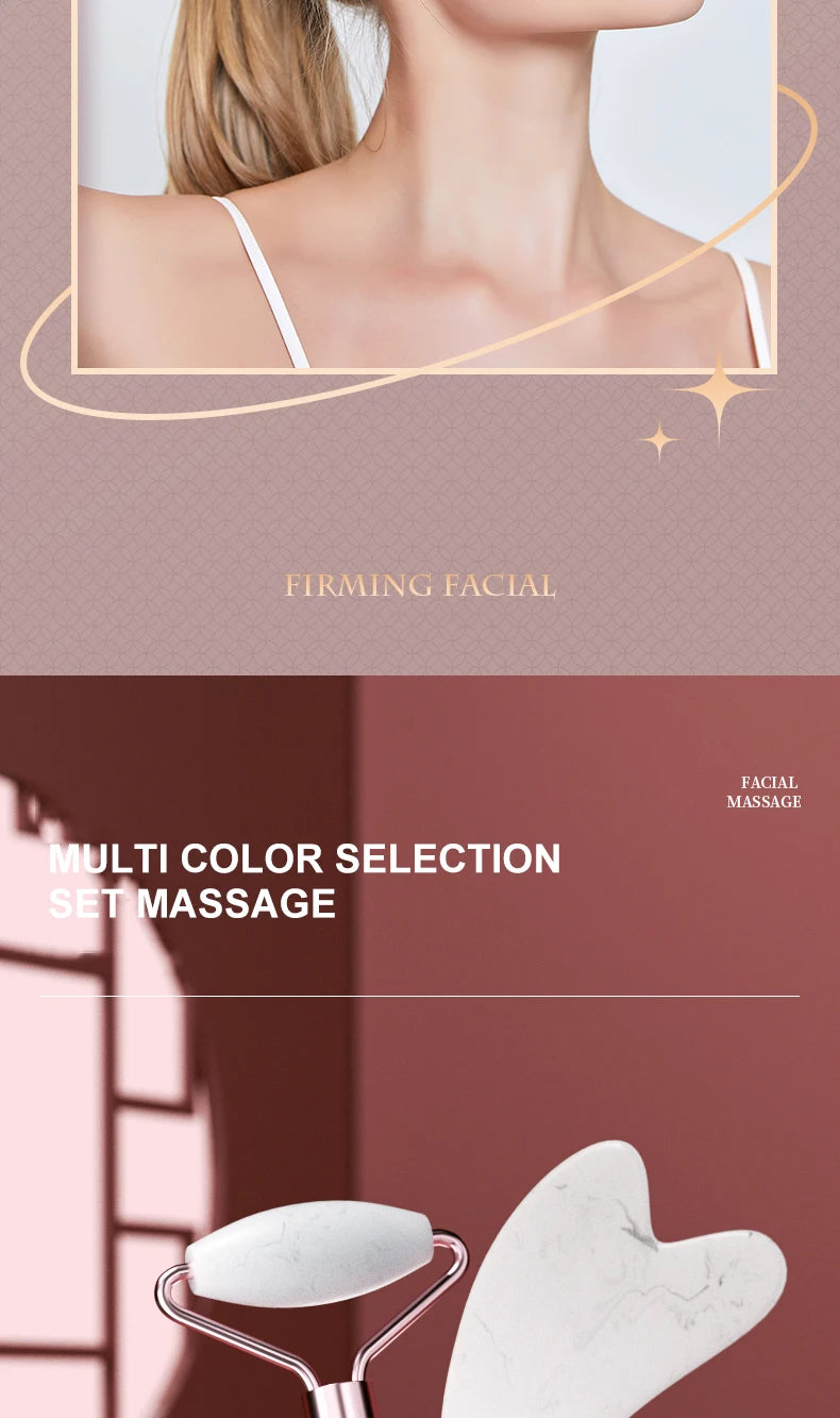 Roller for Face Neck Eye Resin Facial Massage Instrumenr Health Care Scraping Board Musclee Beauty Skincare Tools by Home for Health and Beauty