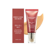 Perfect Cover Bb Cream Brightens Complexion Covering Skin Blemishes Lasting Lightweight Hydrates Moisturize Concealer Corrector by Home for Health and Beauty