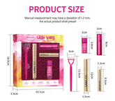 Lash & Brow Set Eyebrow Eyelash Growth Serum Peptide Mascara Eyelash Eyebrow Longer Fuller Thicker Curling Lash Eye Care Makeup by Home for Health and Beauty