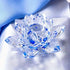 Crystal Lotus Flower Figurine Home Wedding Decoration Glass Craft Collection Paperweight Table Ornaments Souvenir Gifts by Home for Health and Beauty