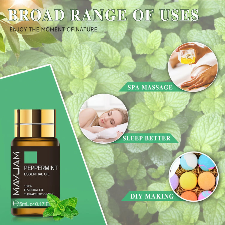 Essential Oils Set For Humidifier Diffuser Air Freshener by Home for Health and Beauty