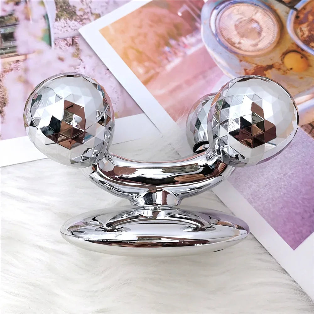 4D Roller Massager Solar Micro Current Face And Body