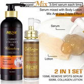 AILKE Collagen Women Skin Care, Moisturizing, Smoothing, Whitening, Youther, Removing Freckle & Spot, Skin Glowing 5 In 1 Kit by Home for Health and Beauty