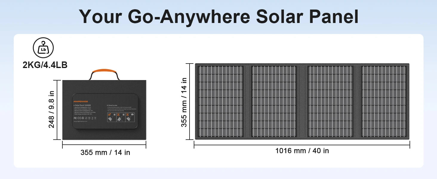 Portable Solar Charger 18V 60W / 45W Foldable Solar Panel for Solar Generators Outdoor Camping Travel Powerbank Phone by Home for Health and Beauty