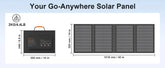 Portable Solar Charger 18V 60W / 45W Foldable Solar Panel for Solar Generators Outdoor Camping Travel Powerbank Phone by Home for Health and Beauty