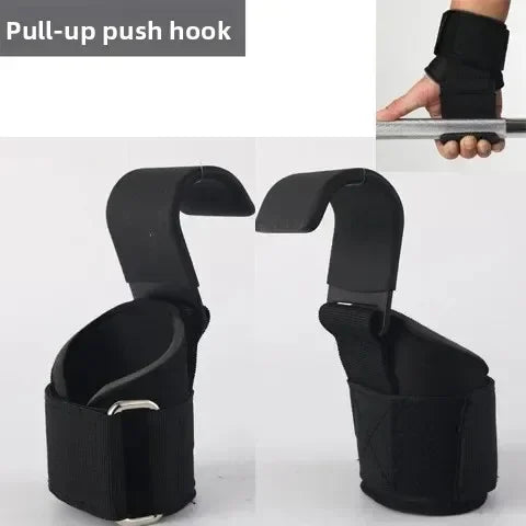 1/2PC Non-Slip Weight Lifting Hookspremium Pair of Straps Weightlifting Deadlift Chin Pull Up and Exercise Fitness Hook Training by Home for Health and Beauty