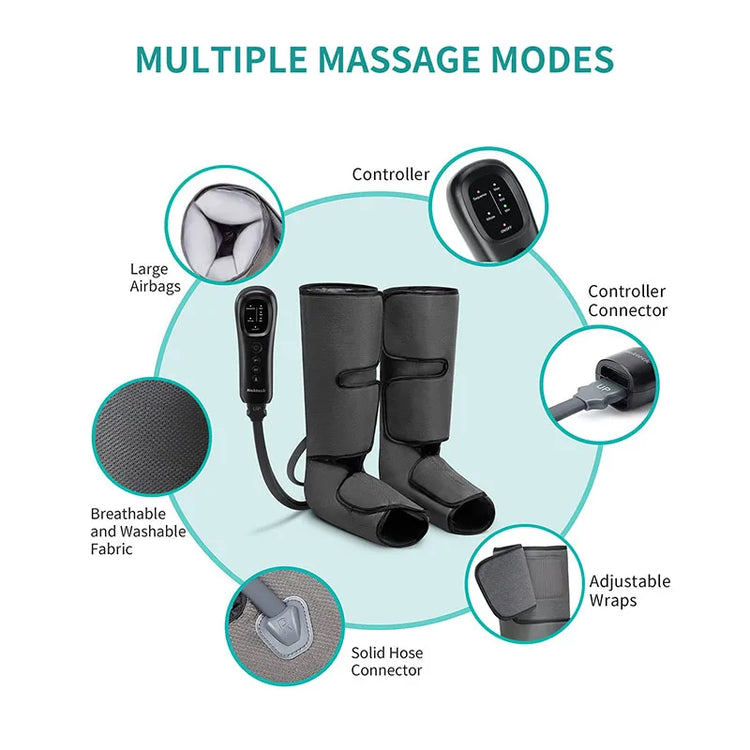 Leg Massager Calf Wrap Air Compression Massage by Home for Health and Beauty