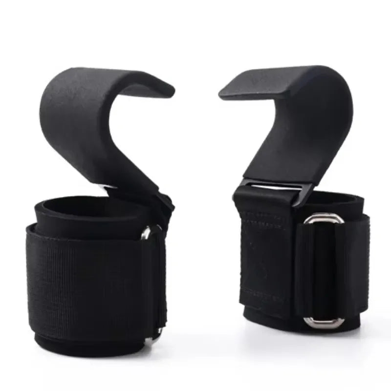 1/2PC Non-Slip Weight Lifting Hookspremium Pair of Straps Weightlifting Deadlift Chin Pull Up and Exercise Fitness Hook Training by Home for Health and Beauty
