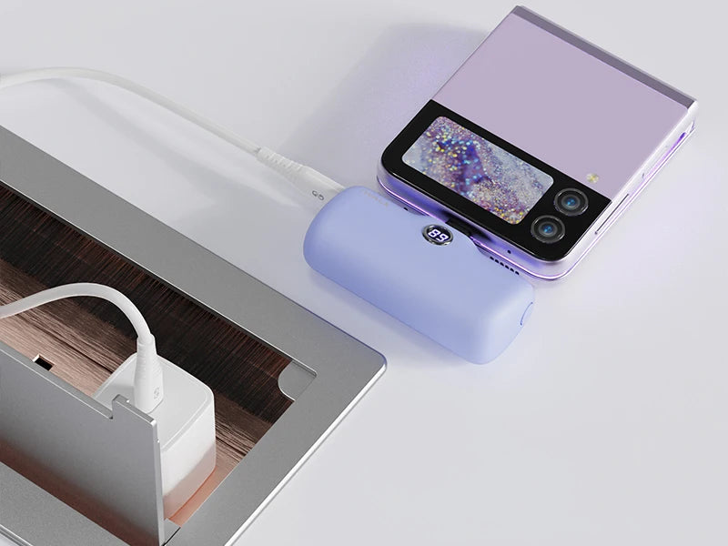 Mini Fast Charging Power Bank With LED Display by Home for Health and Beauty