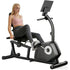 CURSOR FITNESS Recumbent Exercise Bike, 16-Level Magnetic Resistance Stationary Bike for Home workout with Pulse S by Home for Health and Beauty