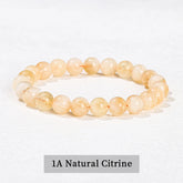 JD Natural Stone Beads Bracelet Amethyst Tiger Eye Crystal Quartz Agate Gem Beads Bangles Women Men Reiki Healling Jewelry Gift by Home for Health and Beauty