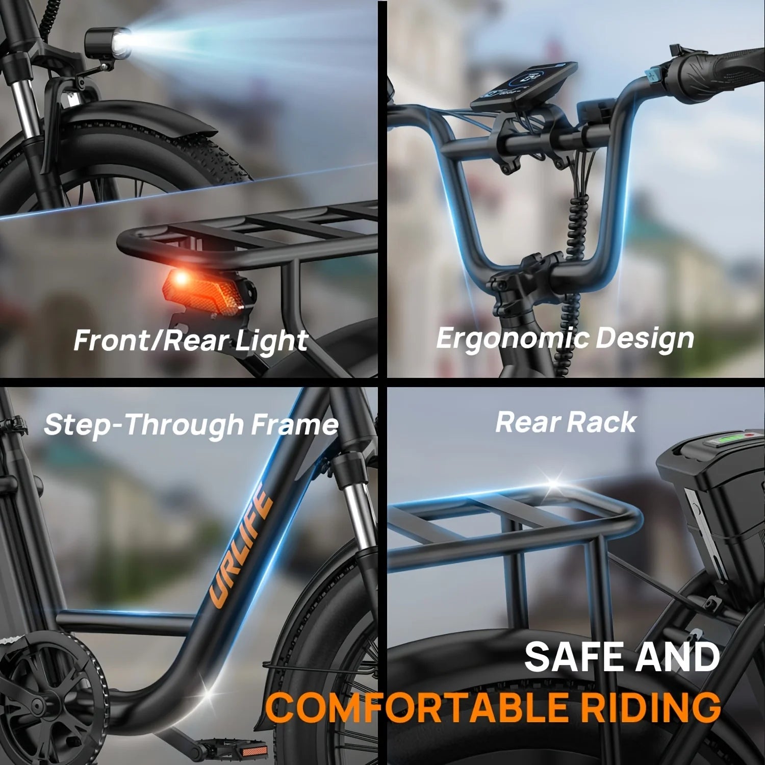 Electric Bike | Removable Battery, 28MPH, 20&