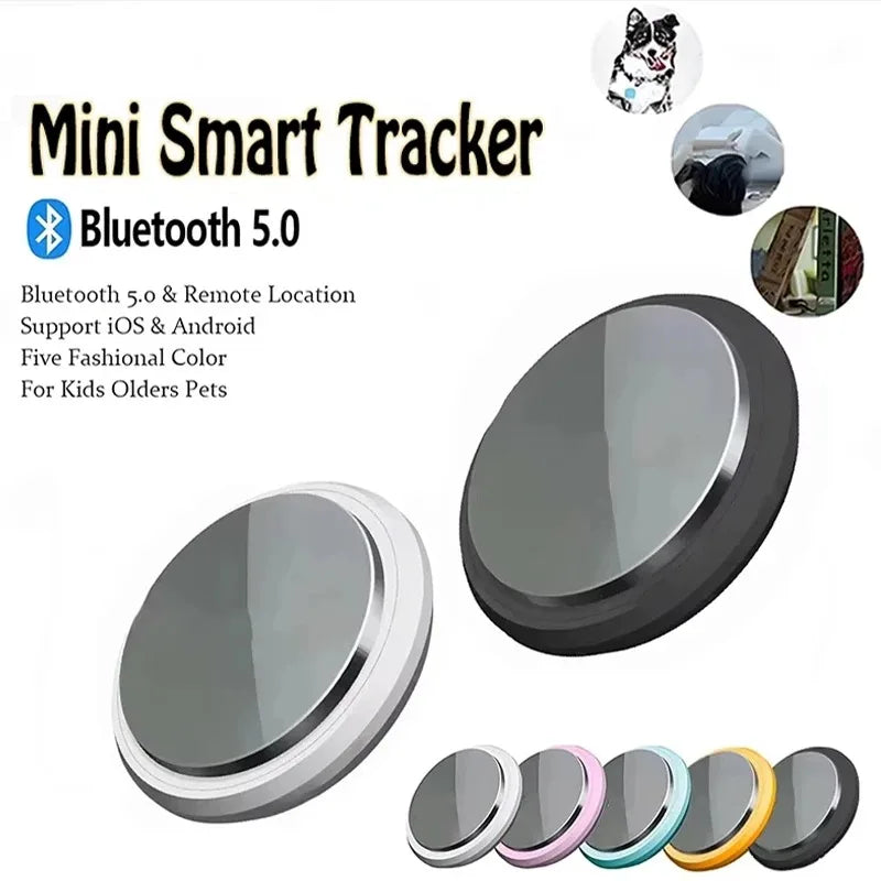 Mini Smart Anti-Lost Tracker Reminder For Pets Kids Bag Wallet 5G Bluetooth GPS Device Air Tag Finder Tracking Locator by Home for Health and Beauty
