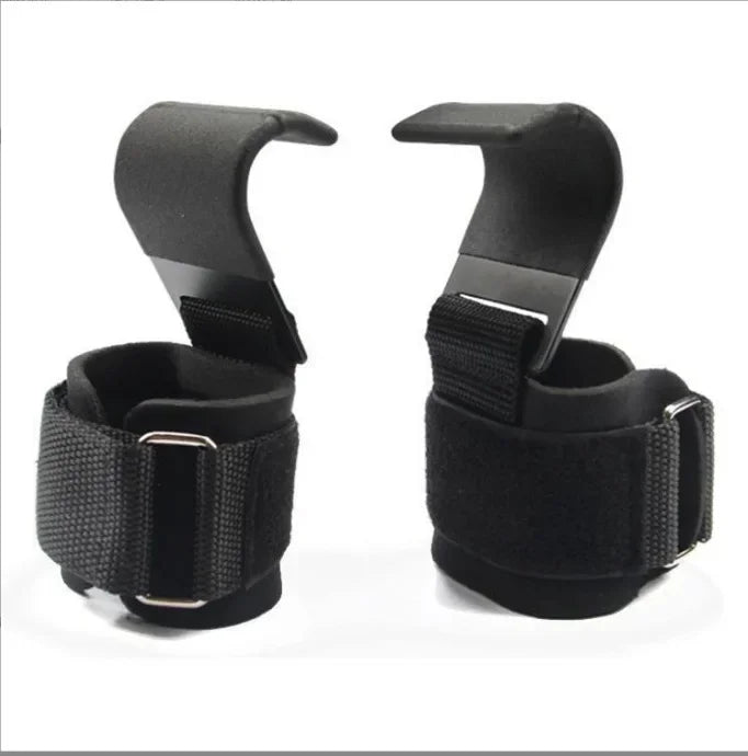 1/2PC Non-Slip Weight Lifting Hookspremium Pair of Straps Weightlifting Deadlift Chin Pull Up and Exercise Fitness Hook Training by Home for Health and Beauty