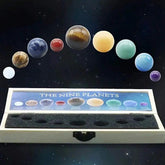 Solar System Natural Crystal Gemstones Set 9 Planets Sphere Ball Stone Galaxy Model Ornaments Gift Home Office Decor by Home for Health and Beauty
