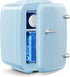 Mini Fridge, 4 Liter/6 Cans Portable Cooler and Warmer, AC/DC Power Small Fridge by Home for Health and Beauty
