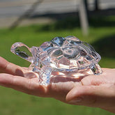Crystal Turtle Ornament, Mini Turtle Statue, Lucky Ornament, Suitable for Home Office Desk Decoration, Home Decoration by Home for Health and Beauty