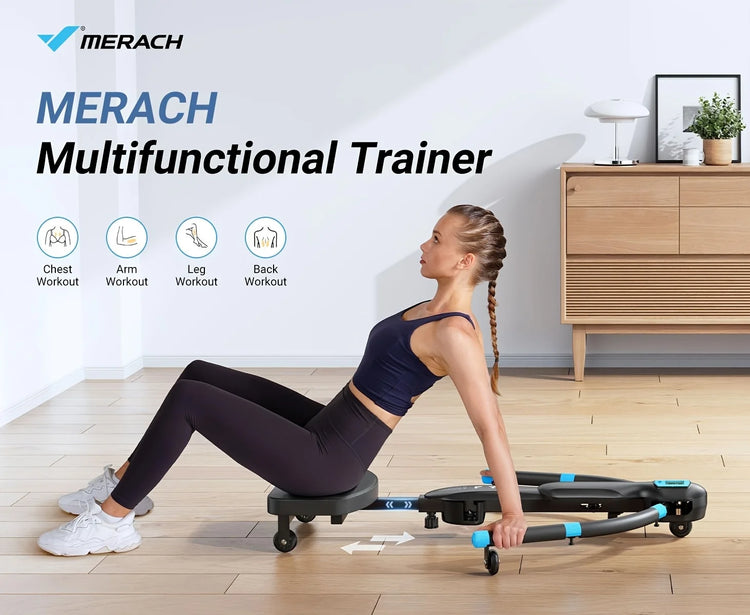 All-in-One Core Trainer Ab Machine, Rowing Machine, Dragonfly Equipment - Multifunctional Home Gym Fitness System with Full-Body Workout for Cardio, Strength Training & Belly Toning, Compact for home Gym () by Home for Health and Beauty