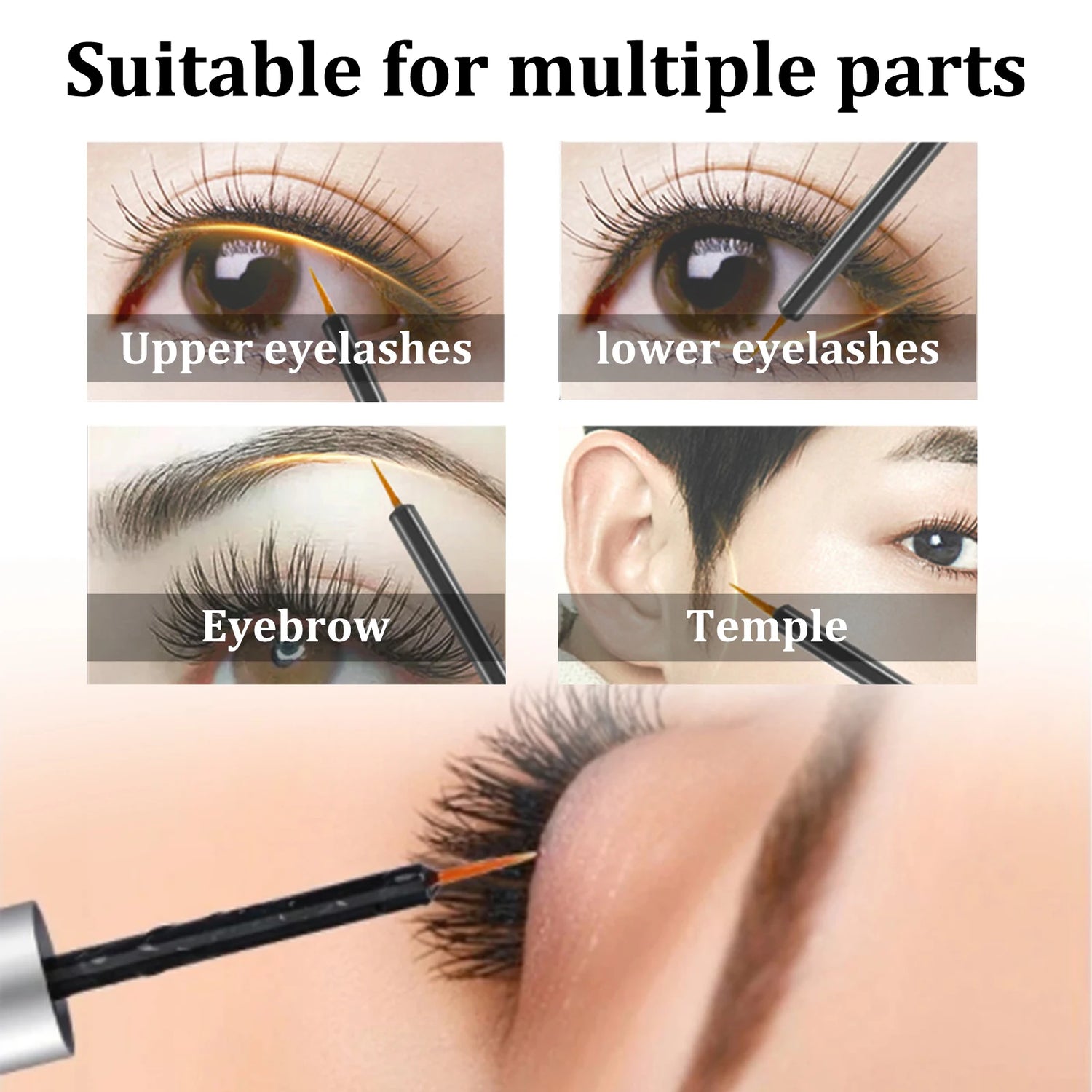 Eelhoe Eyelash Enhancer Serum for Eyelash and Eyebrow Growth by Home for Health and Beauty