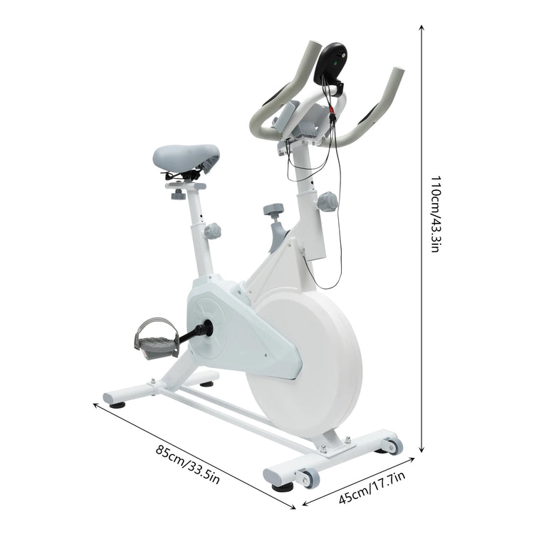 Indoor Cycling Exercise Bike With Digital Pulse Display by Home for Health and Beauty