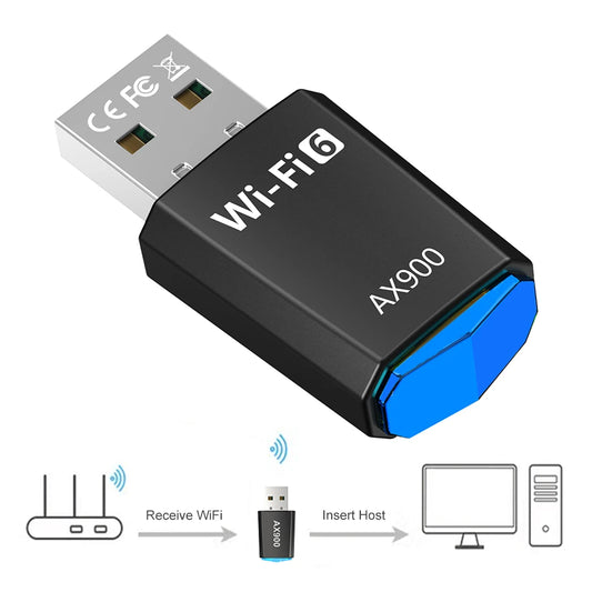 Driver-Free Wireless USB WiFi 6 Adapter