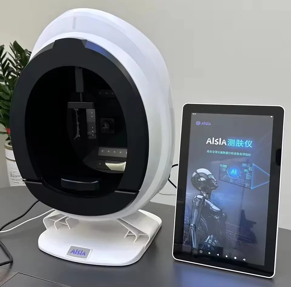 3D Skin Analysis Smart Mirror With UV Wood Lamp Scanner