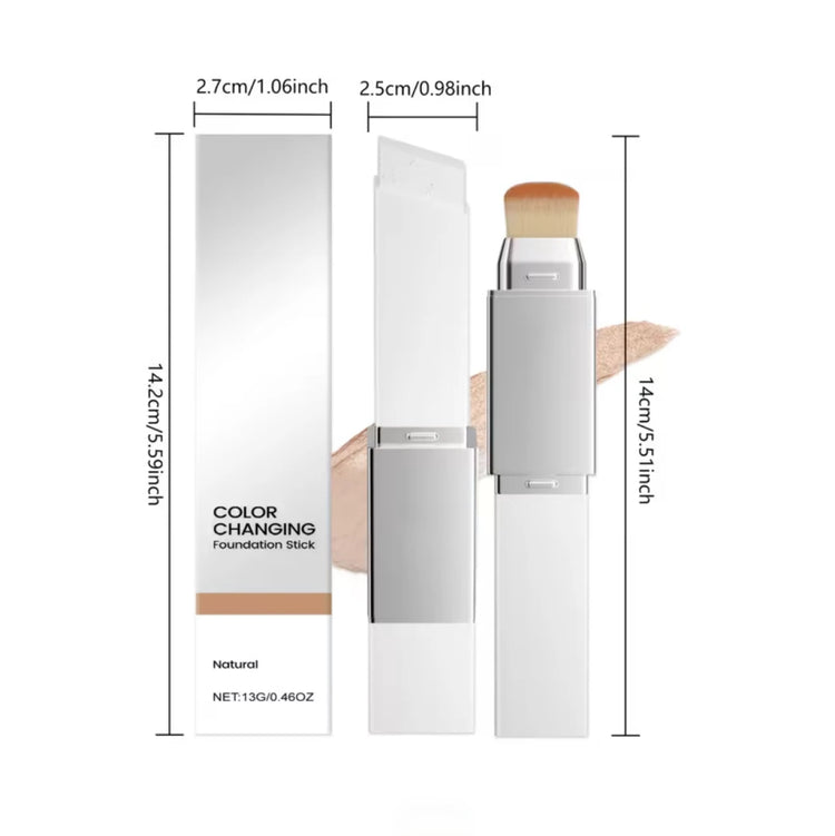 2-in-1 concealer foundation stick, covers dark circles, waterproof and sweatproof, creates the ideal flawless makeup look by Home for Health and Beauty