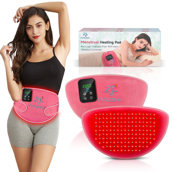 Red Light Infrared Therapy Belt Menstrual Pain Relief by Home for Health and Beauty