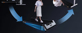 Akluer 13% 6-Level Walking Pad with Auto Incline - Treadmill with Auto Incline and Remote Control, 330Lbs Capacity Portable Under Desk Treadmill for Home Office, LED Display by Home for Health and Beauty