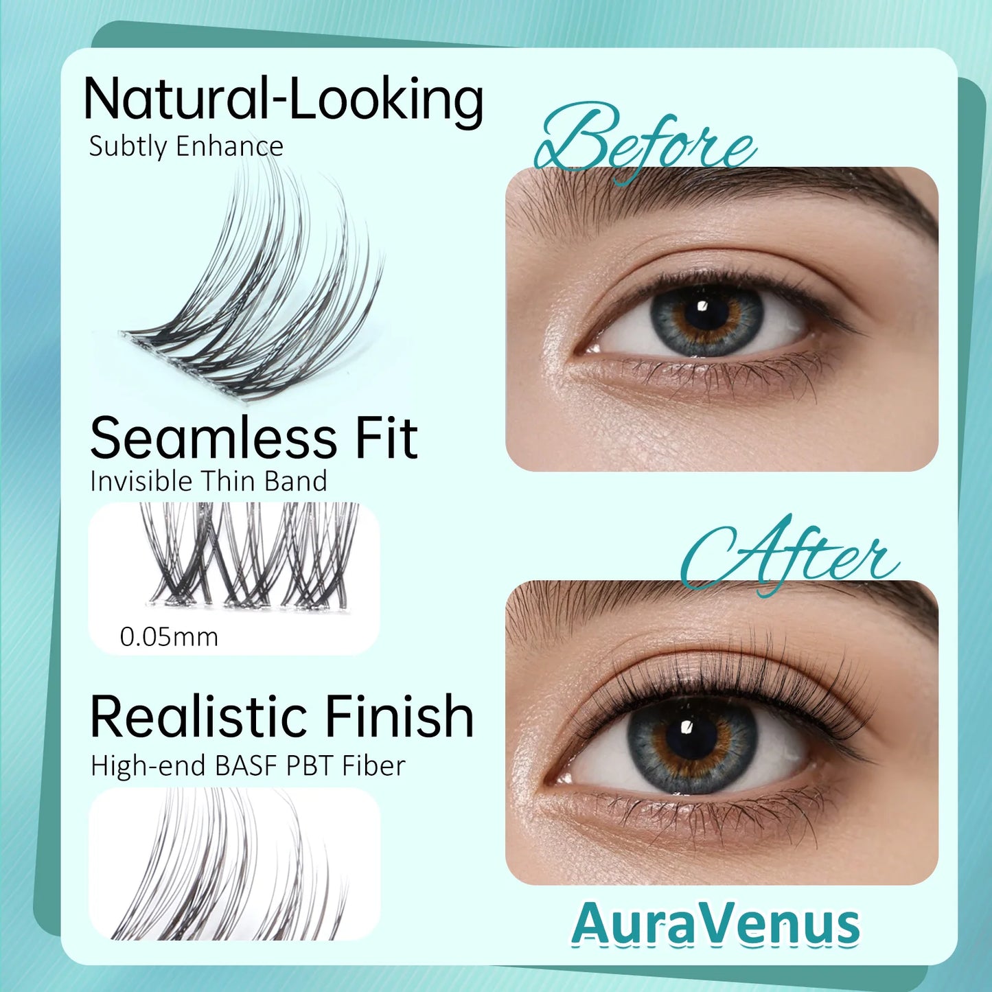 Lash Kit With Clear Latex-Free Glue by Oscar Queen