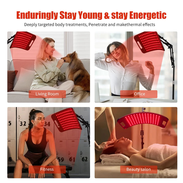 Red Light Therapy Panel For Face And Body Near Infrared by Home for Health and Beauty