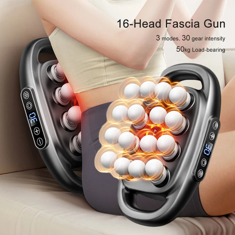 Foreverlily Fascia Gun High Frequency Vibration Massager Back Waist Shoulders by Home for Health and Beauty
