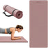 Extra Thick 8mm Yoga Mat, 72x26 inches, TPE Material, Anti-Slip & Lightweight for Fitness, Travel, Gym by Home for Health and Beauty