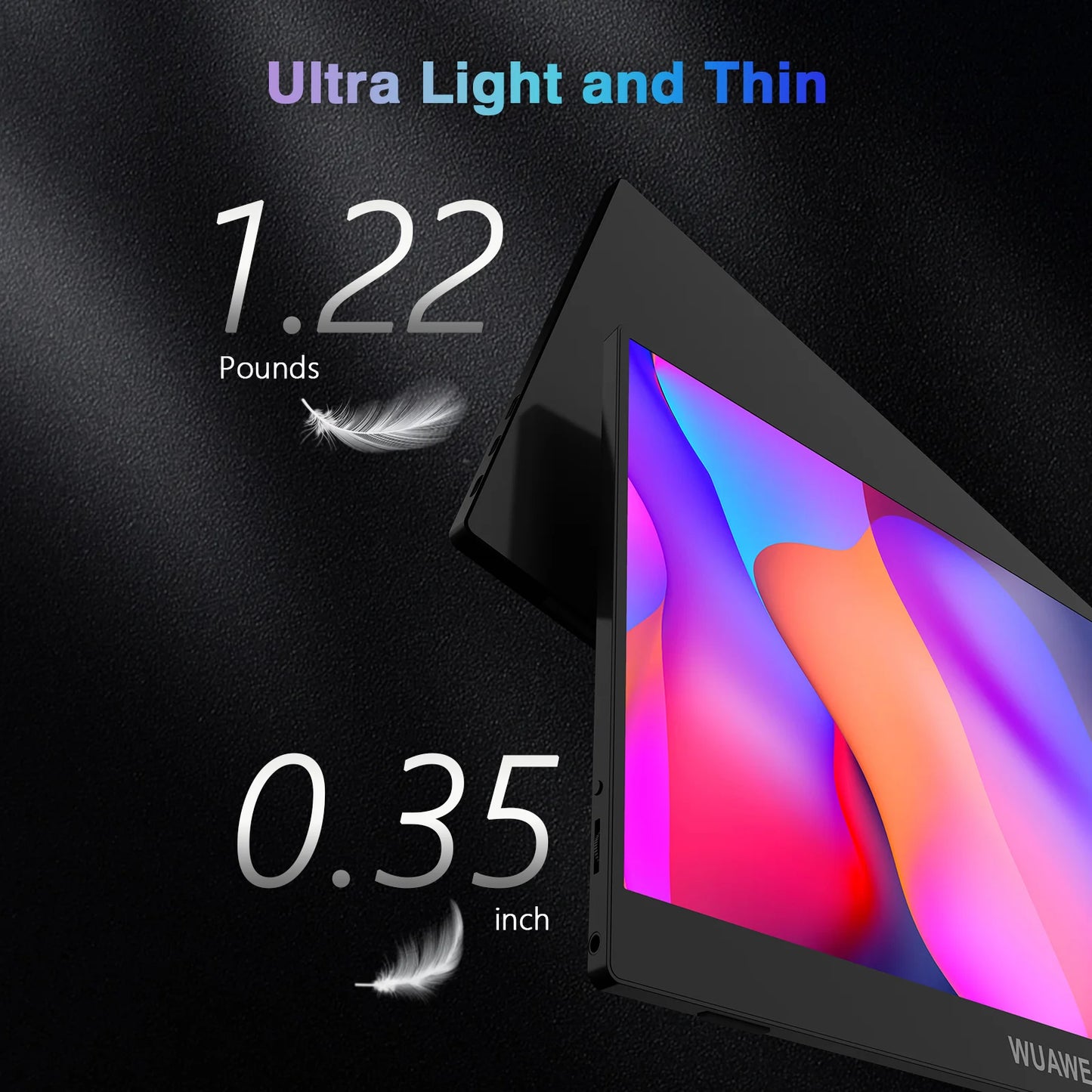 Portable Travel Monitor For PC Mac Phone USB C