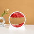 3D Moving Sand Art Glass Frame Deep Sea Quicksand Decor by Home for Health and Beauty