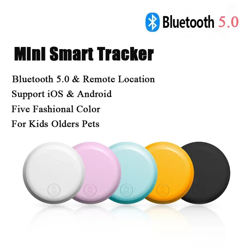 Mini Smart Anti-Lost Tracker Reminder For Pets Kids Bag Wallet 5G Bluetooth GPS Device Air Tag Finder Tracking Locator by Home for Health and Beauty