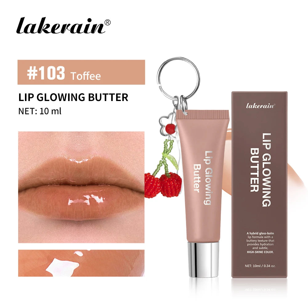 Moisturizing Lip Balm Lip Gloss Long Lasting Butter Pink Nourishing Makeup Care Hydrating Glowing Shine Lipstick Korean Cosmetic by Home for Health and Beauty