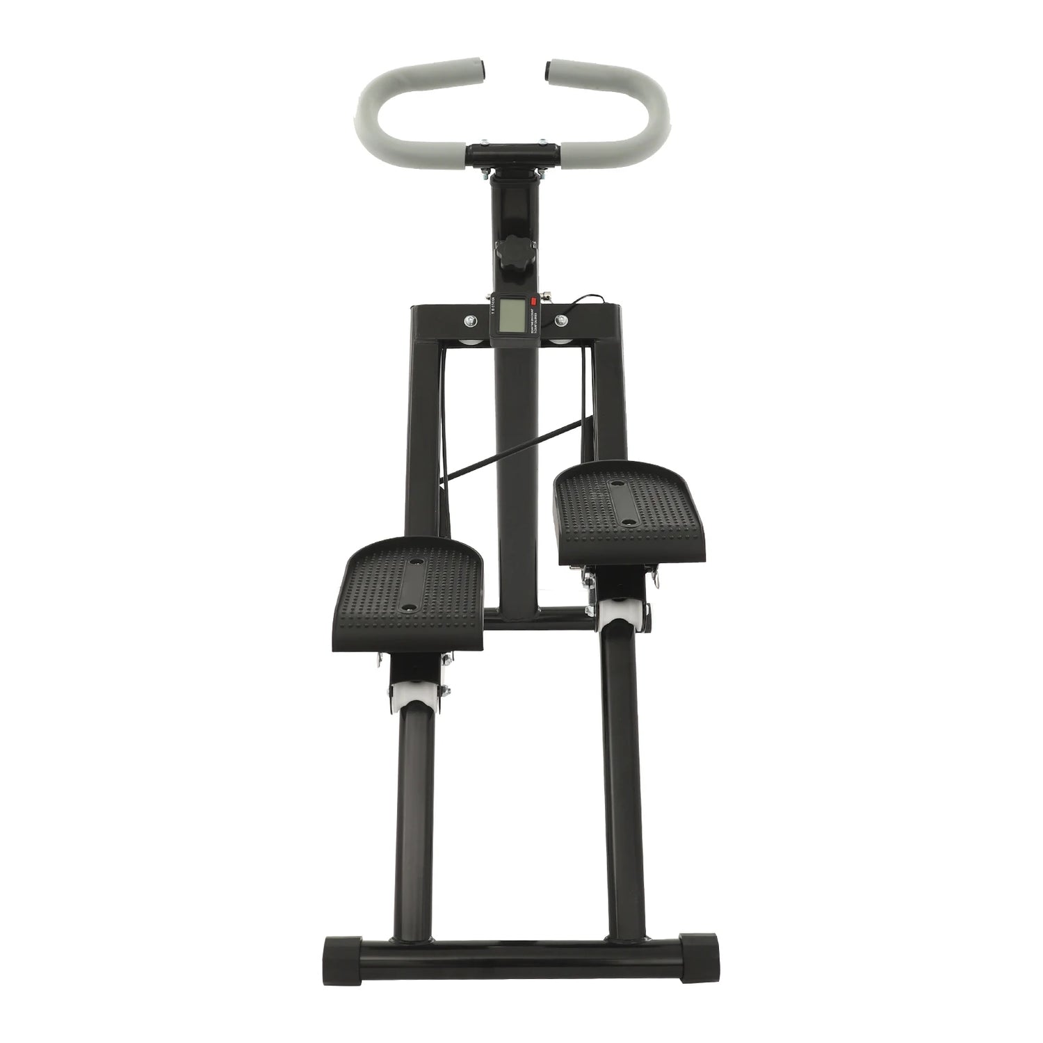White/Black Folding Stair Stepper for Home Gym Exercise| Full-Body Workout Vertical Climber| Cardio Stepper by Home for Health and Beauty