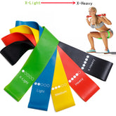 Resistance Bands Fitness Set Rubber Loop Bands Strength Training Workout Expander Yoga Gym Equipment Elastic Rubber Loop by Home for Health and Beauty