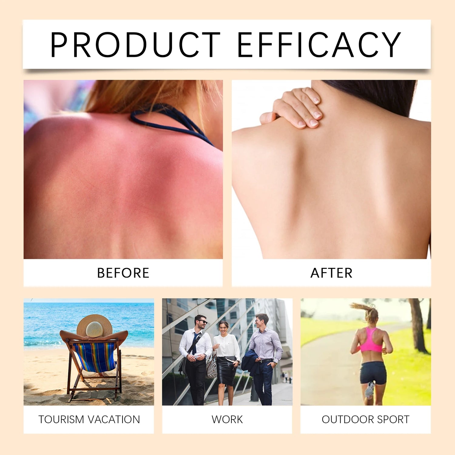 Moisturize Airy Sunstick SPF50+ Anti-UV Long-lasting Protector High Coverage 23g Matte Natural Sunscreen Cream Skin Care by Home for Health and Beauty