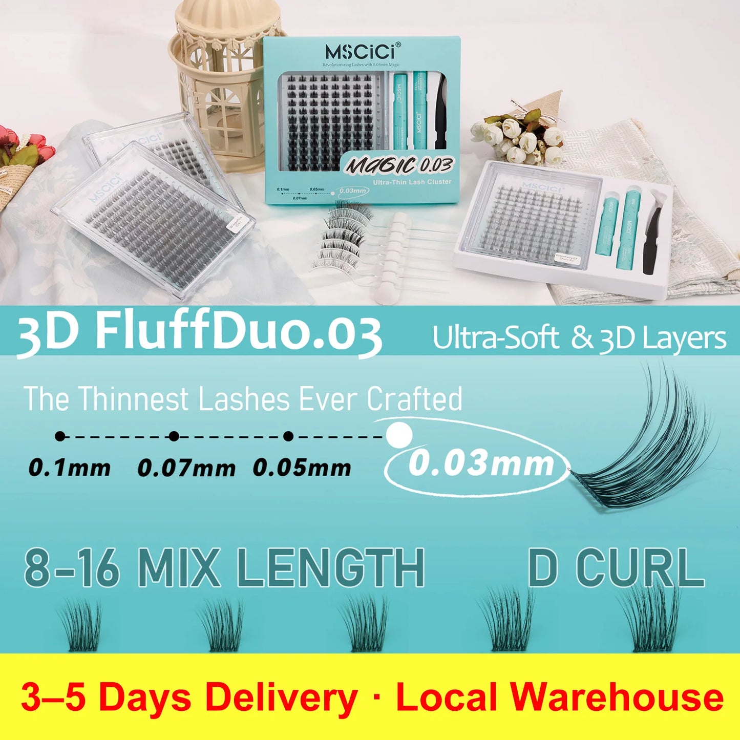 Lash Kit With Clear Latex-Free Glue by Oscar Queen